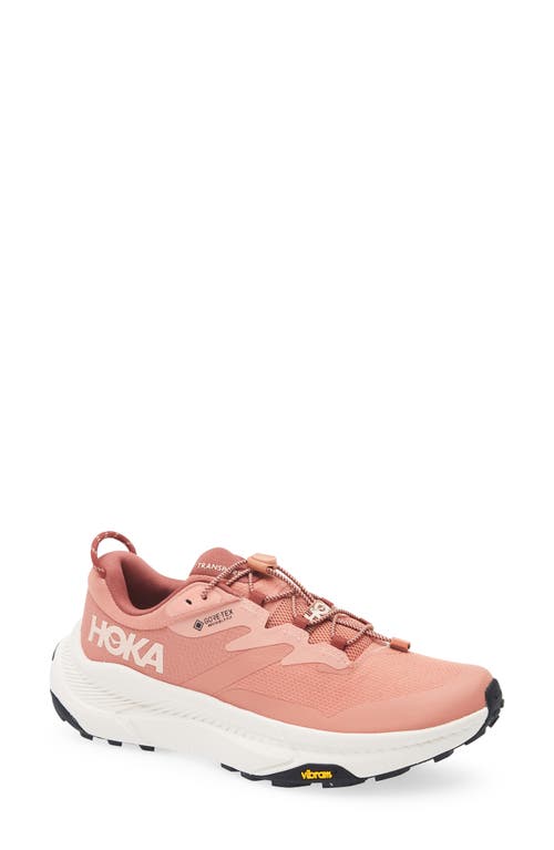 Hoka Transport Gore-tex® Waterproof Running Shoe In Pink