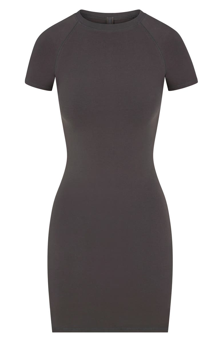 SKIMS New Vintage Raglan Sleeve Minidress, Alternate, color, 