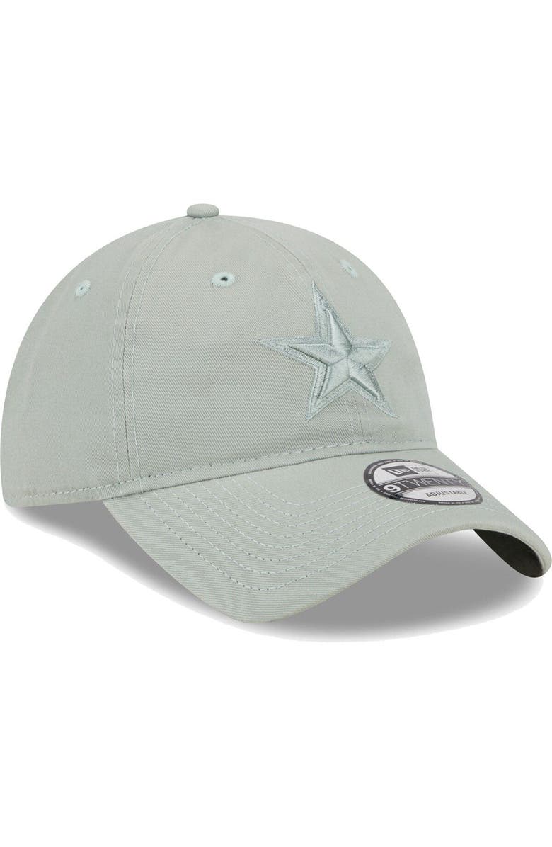 New Era Men's New Era Green Dallas Cowboys Color Pack 9TWENTY Adjustable Hat, Alternate, color, Green