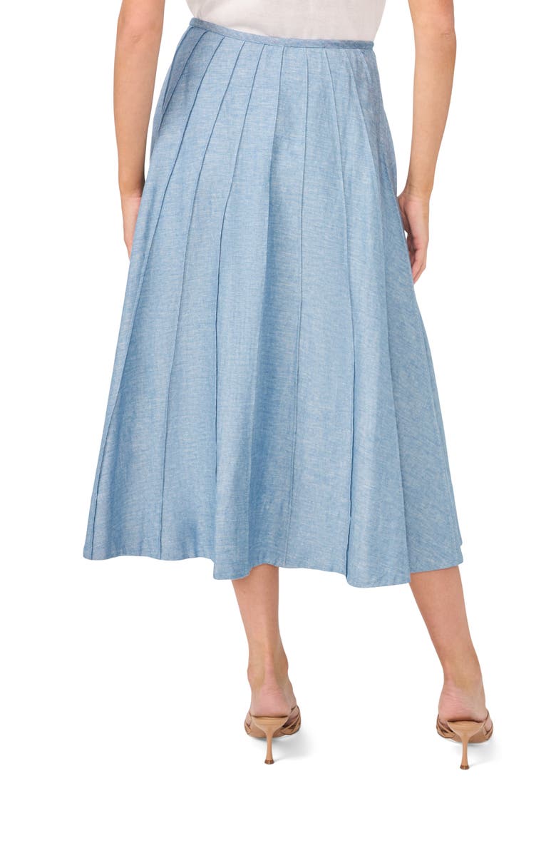 Halogen<sup>®</sup> Pintuck Panel Midi Skirt, Alternate, color,