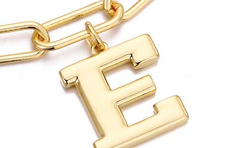 Adornia Initial Charm Pendant Necklace In Gold