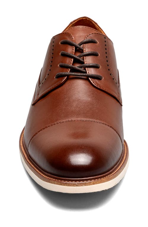 Stacy Adams Wesbridge Cap Toe Derby In Chocolate