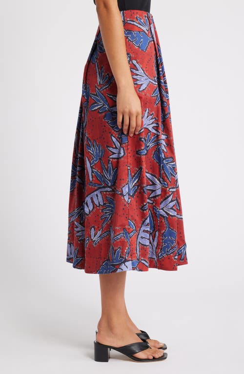 Nic + Zoe Nic+zoe Autumn Leaves Midi Skirt In Multi