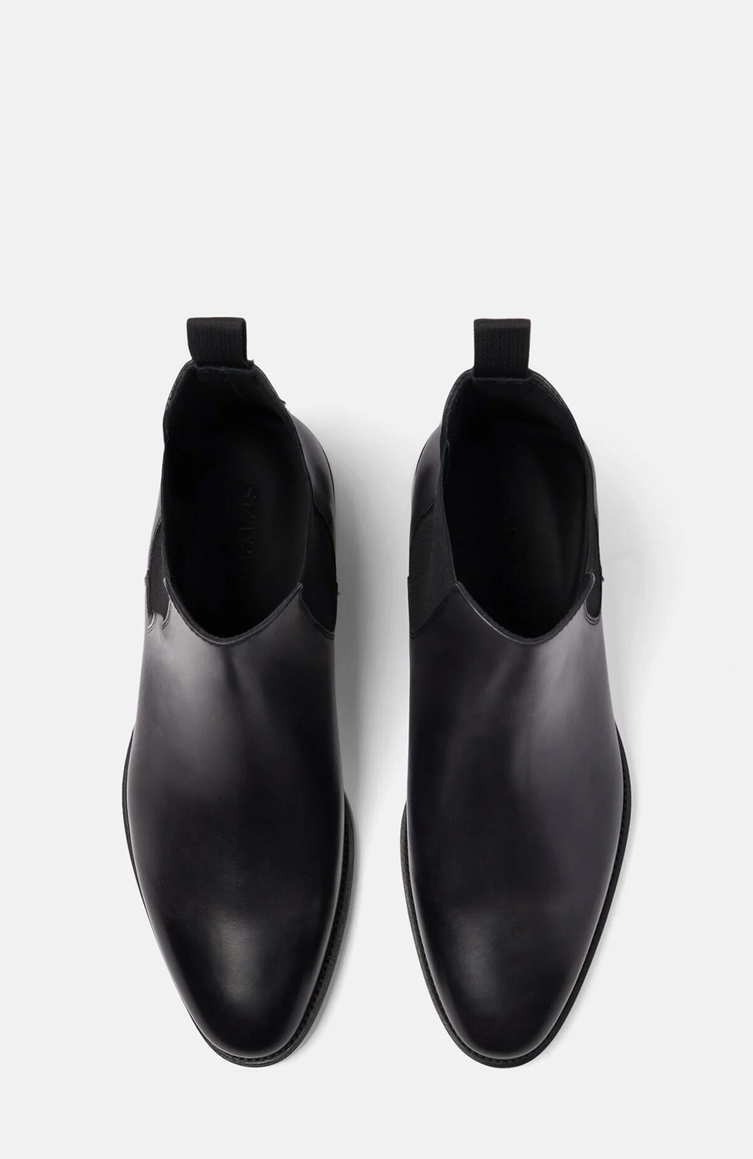 Enzo Chelsea Boots, Alternate, color, Black Calf