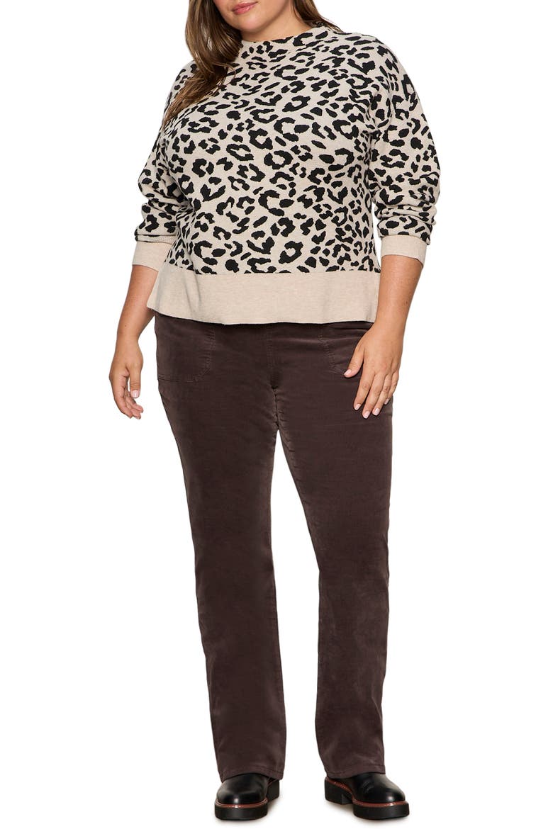 Leopard Print Sweater, Alternate, color, SPOTS