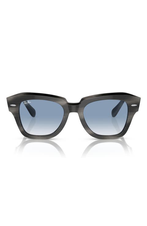 State Street 49mm Gradient Square Sunglasses