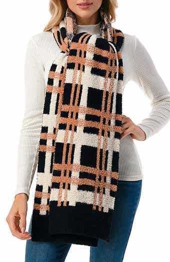 MARCUS ADLER Plaid Cozy Scarf