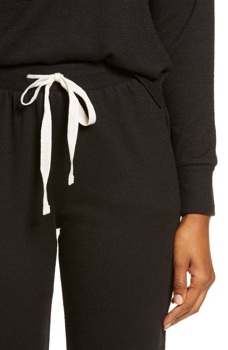 Flora Nikrooz Alexandra Brushed Knit Pajamas, Alternate, color, 