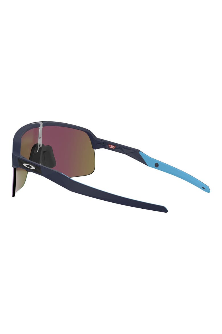 Sutro Lite 139mm Prizm™ Wrap Shield Sunglasses, Alternate, color, MATTE NAVY/ PRIZM SAPPHIRE