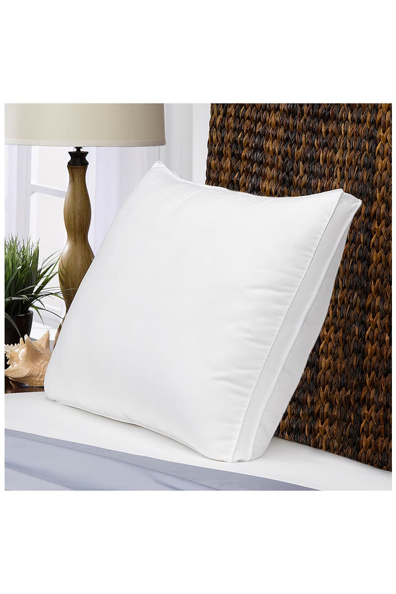 Overstuffed Luxury Plush Med/Firm Gel Filled Side/Back Sleeper Pillow, Alternate, color, WHITE