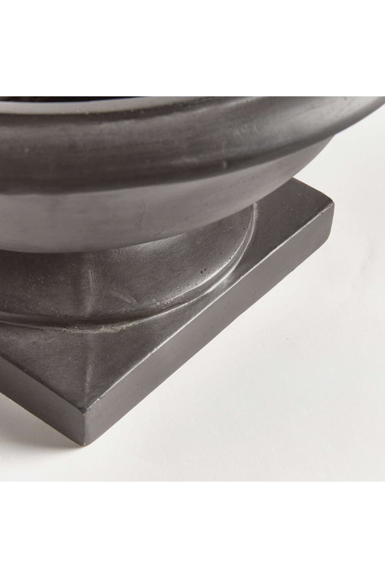 Fibreclay Abilene Footed Bowl, Alternate, color, Black