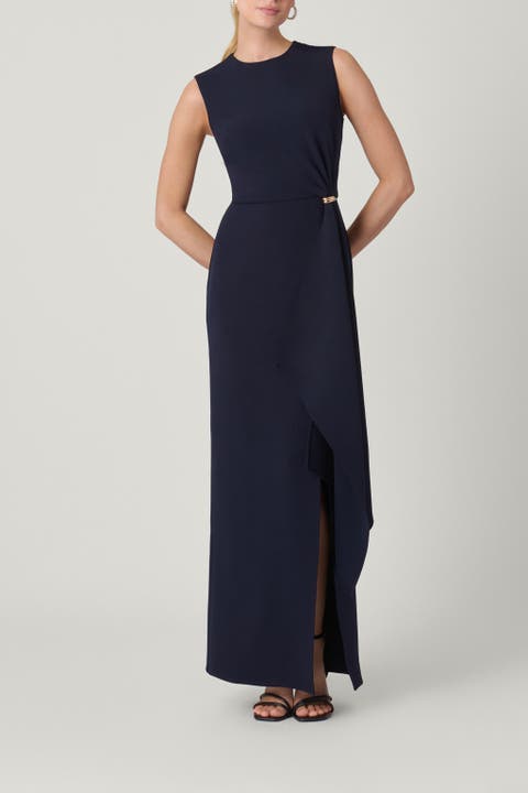 Midnight Stretch Crepe Allie Dress