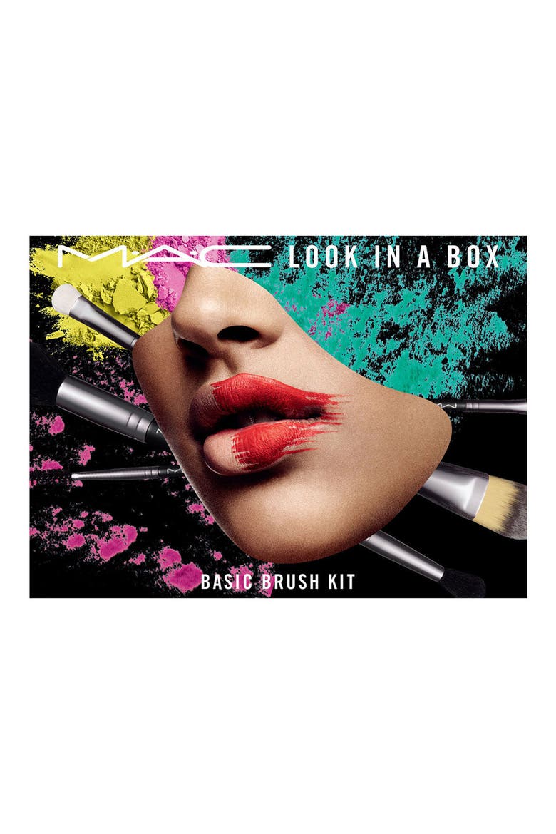 MAC Look in a Box Basic Travel Brush Kit (Nordstrom Exclusive), Alternate, color, NO COLOR