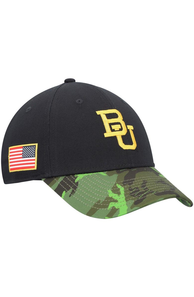 Nike Men's Nike Black/Camo Baylor Bears Veterans Day 2Tone Legacy91 Adjustable Hat, Main, color, Black