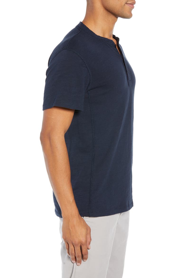 Classic Short Sleeve Flame Henley, Alternate, color, DEEP NAVY