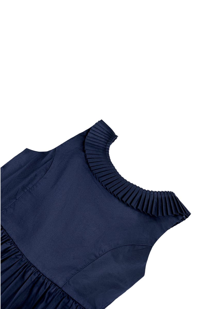 Hope & Henry Baby Girls' Pleated Collar Party Dress, Infant, Alternate, color, 