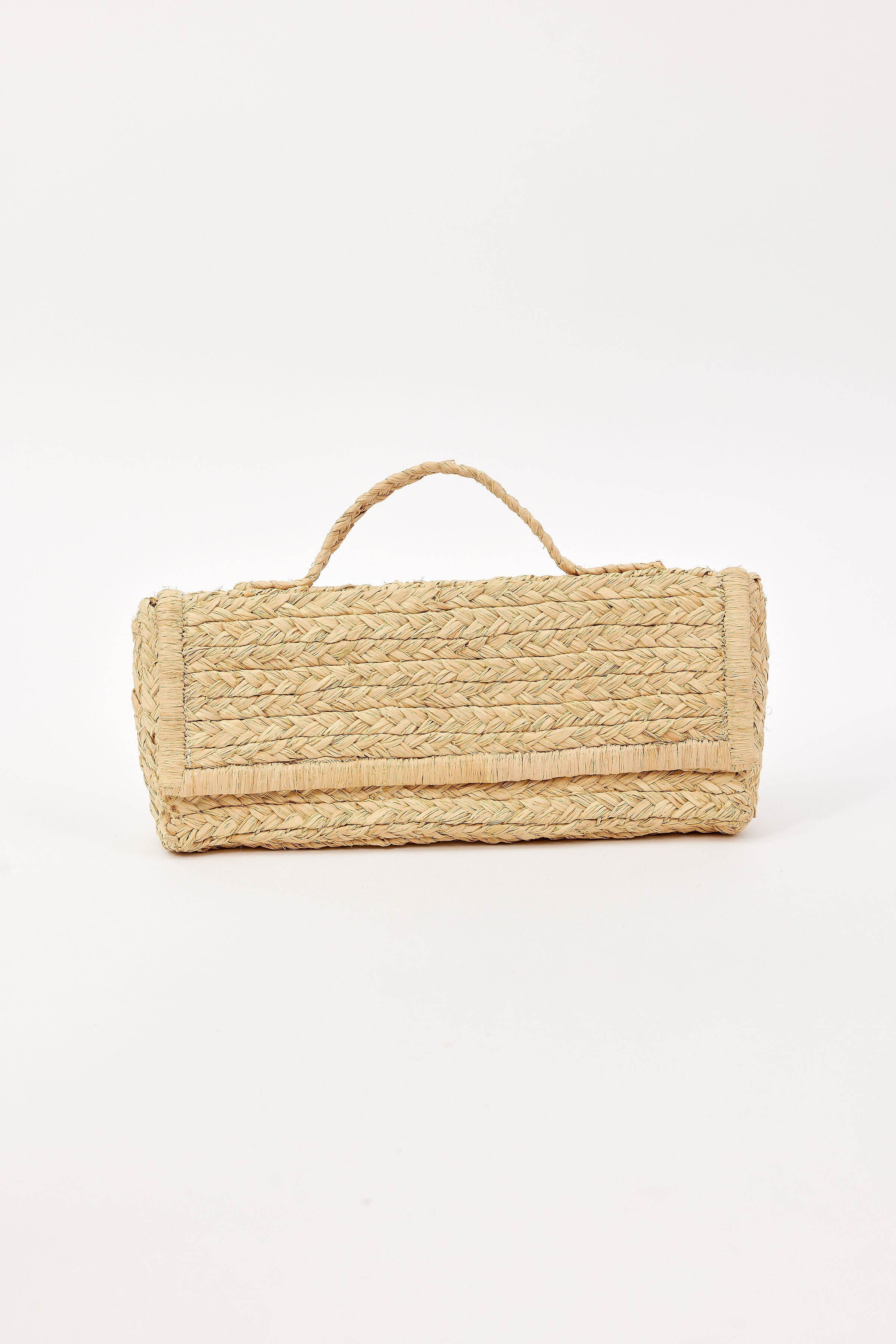 Hat Attack Brady Clutch, Main, color, Natural