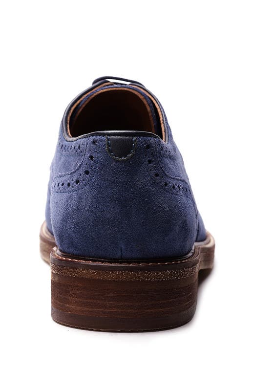 Cambridge Wingtip Lace-up, Alternate, color, Jean Blue Suede