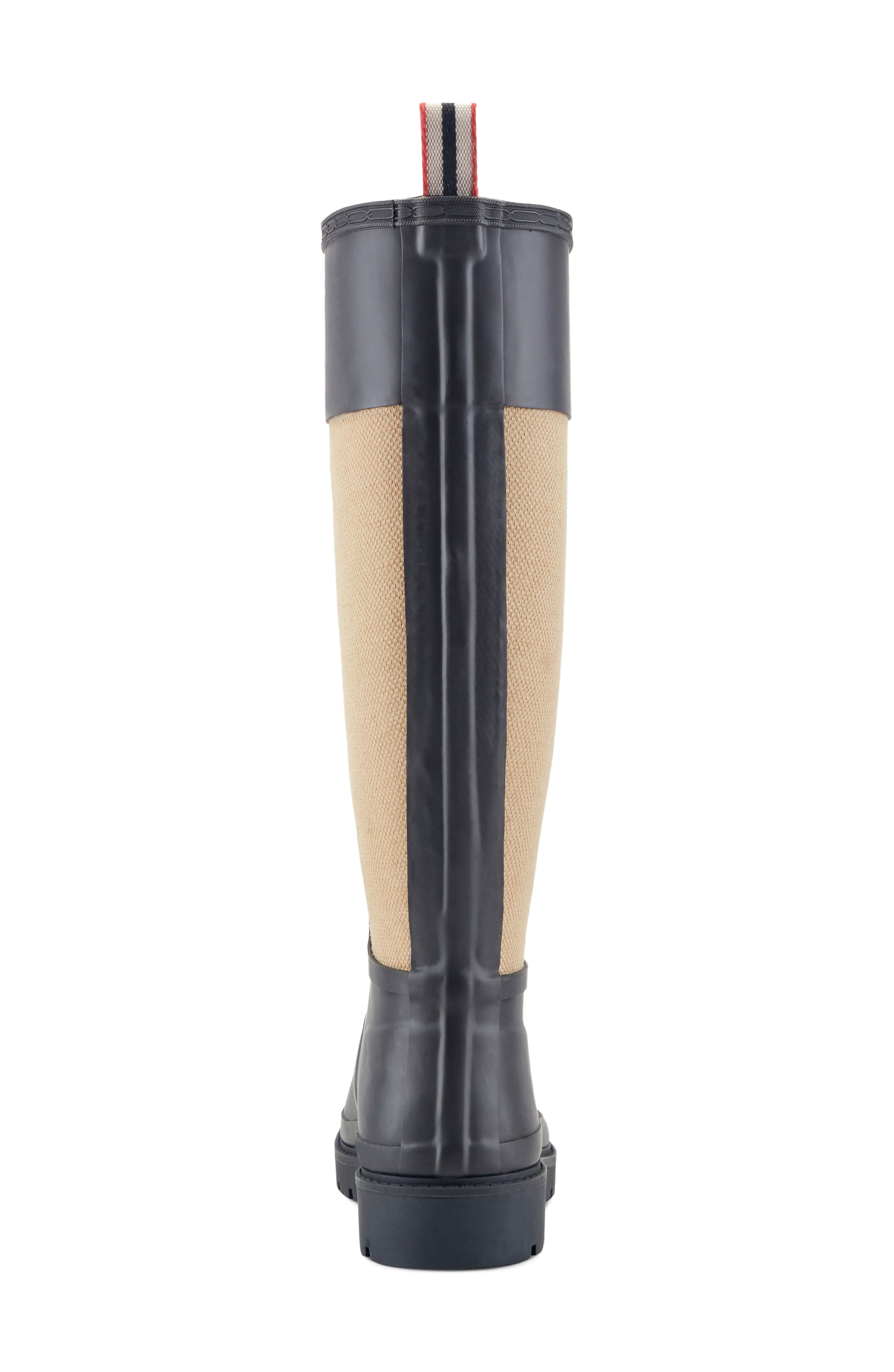 Nissa Waterproof Knee High Rain Boot, Alternate, color, BROWN