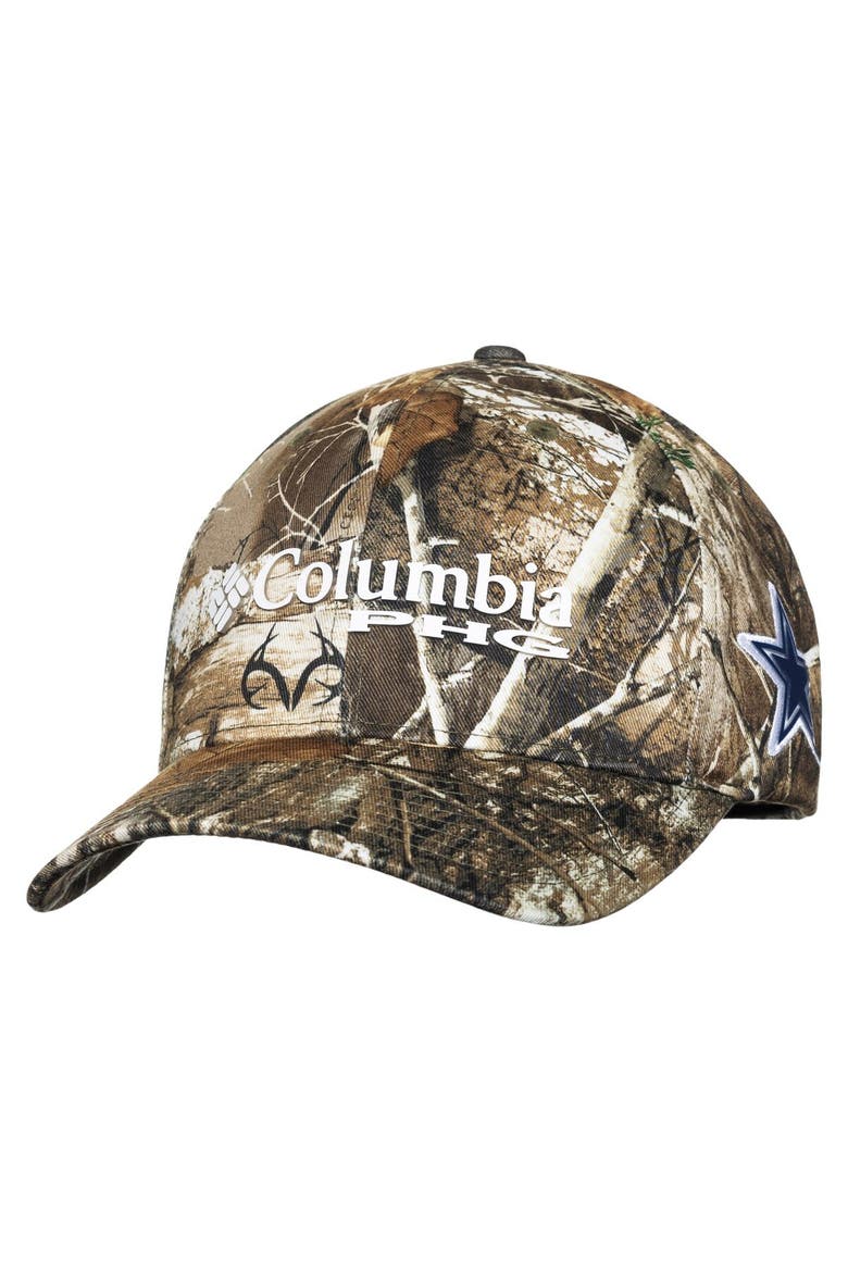 Men's Columbia Camo Dallas Cowboys Mossy Oak Flex Hat, Main, color, Camo