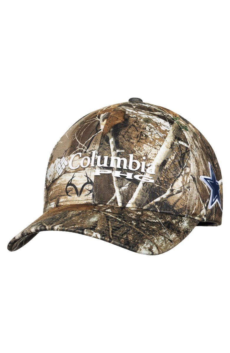 Columbia Men's Columbia Camo Dallas Cowboys Mossy Oak Flex Hat, Main, color, Camo