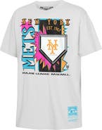 Mitchell & Ness Youth Mitchell & Ness  White New York Mets Cooperstown Neon Field Shock T-Shirt