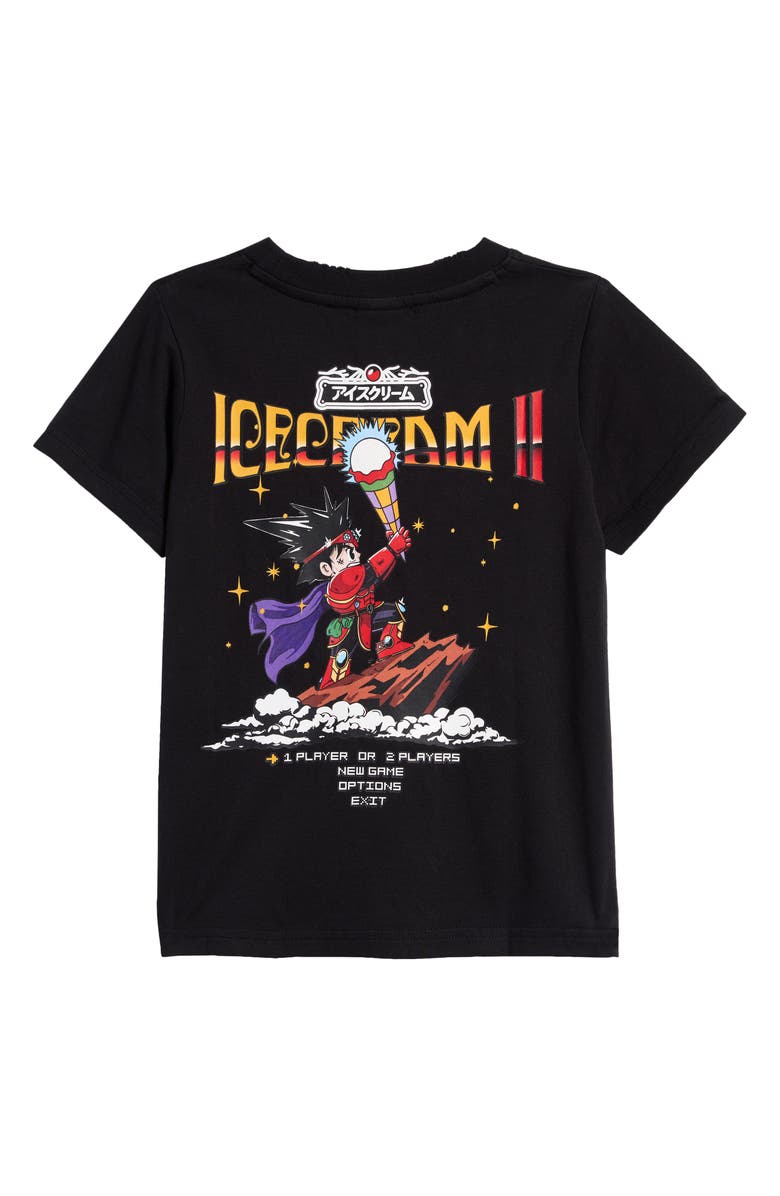 ICECREAM Kids' Fantasy Cotton Graphic T-Shirt, Alternate, color, Stretch Limo