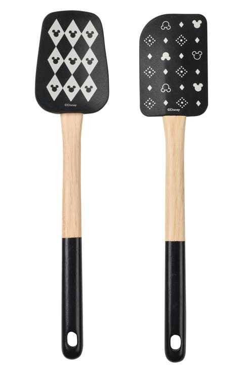 Mickey Set of 2 Monochrome Spatulas