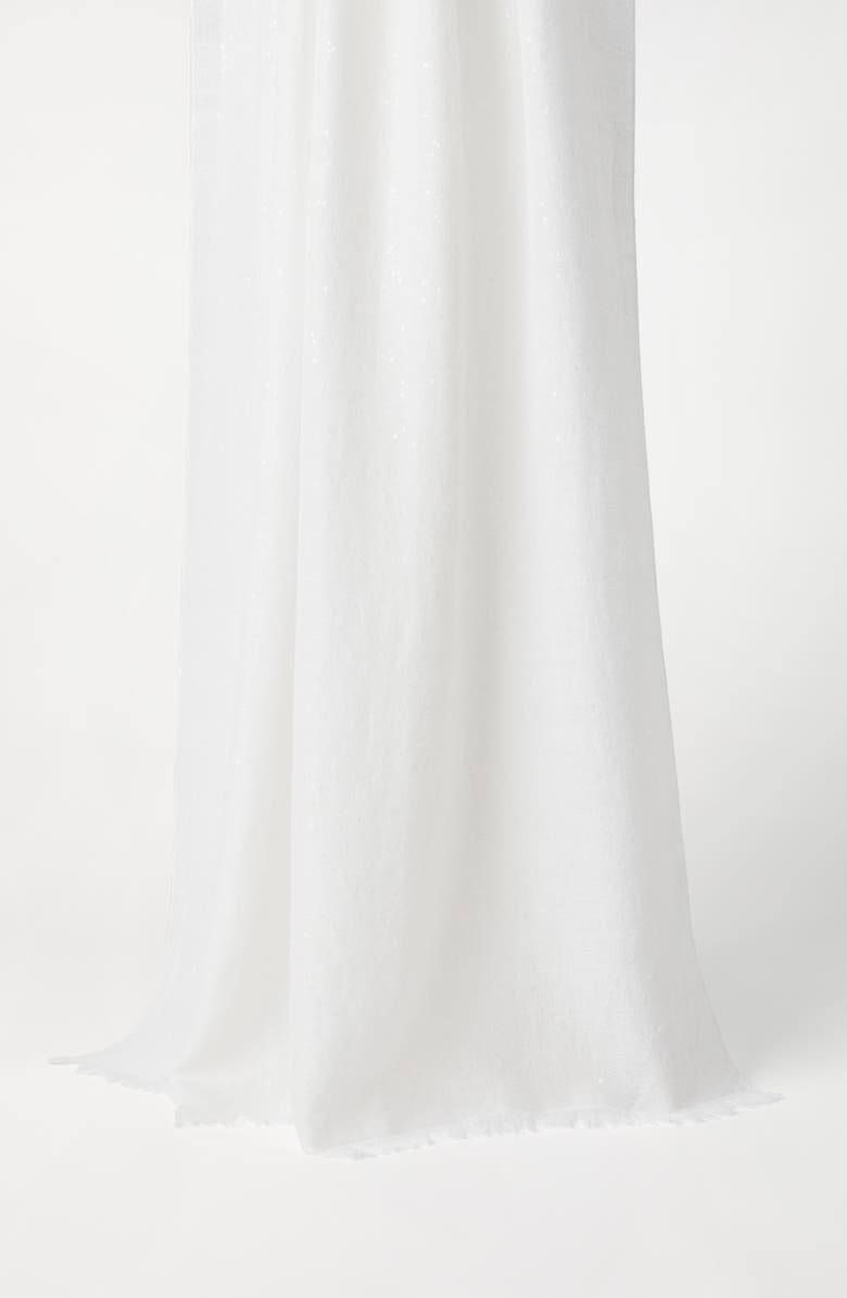 Brunello Cucinelli Cashmere and silk Diamond yarn scarf, Alternate, color, 