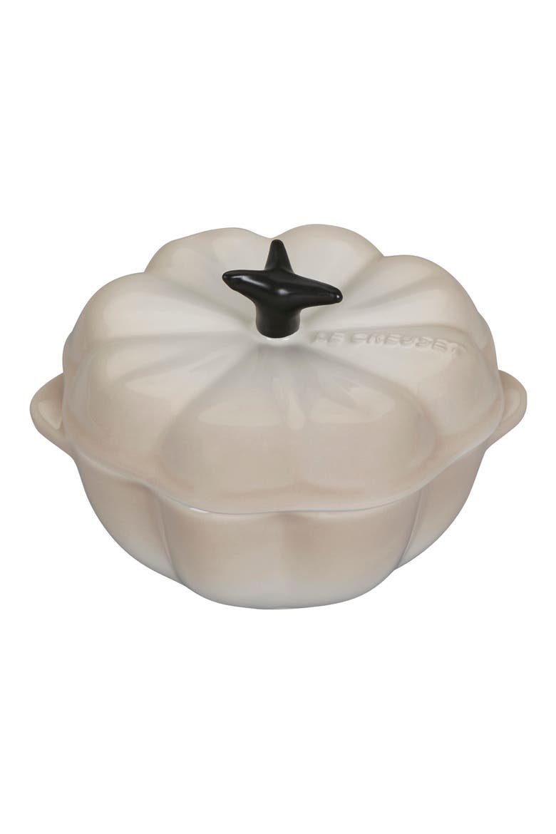 Enameled Cast Iron Pumpkin Baking Dish, Main, color, MERINGUE