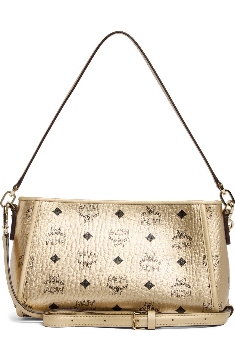 MCM Aren Visetos Shoulder Bag, Alternate, color,