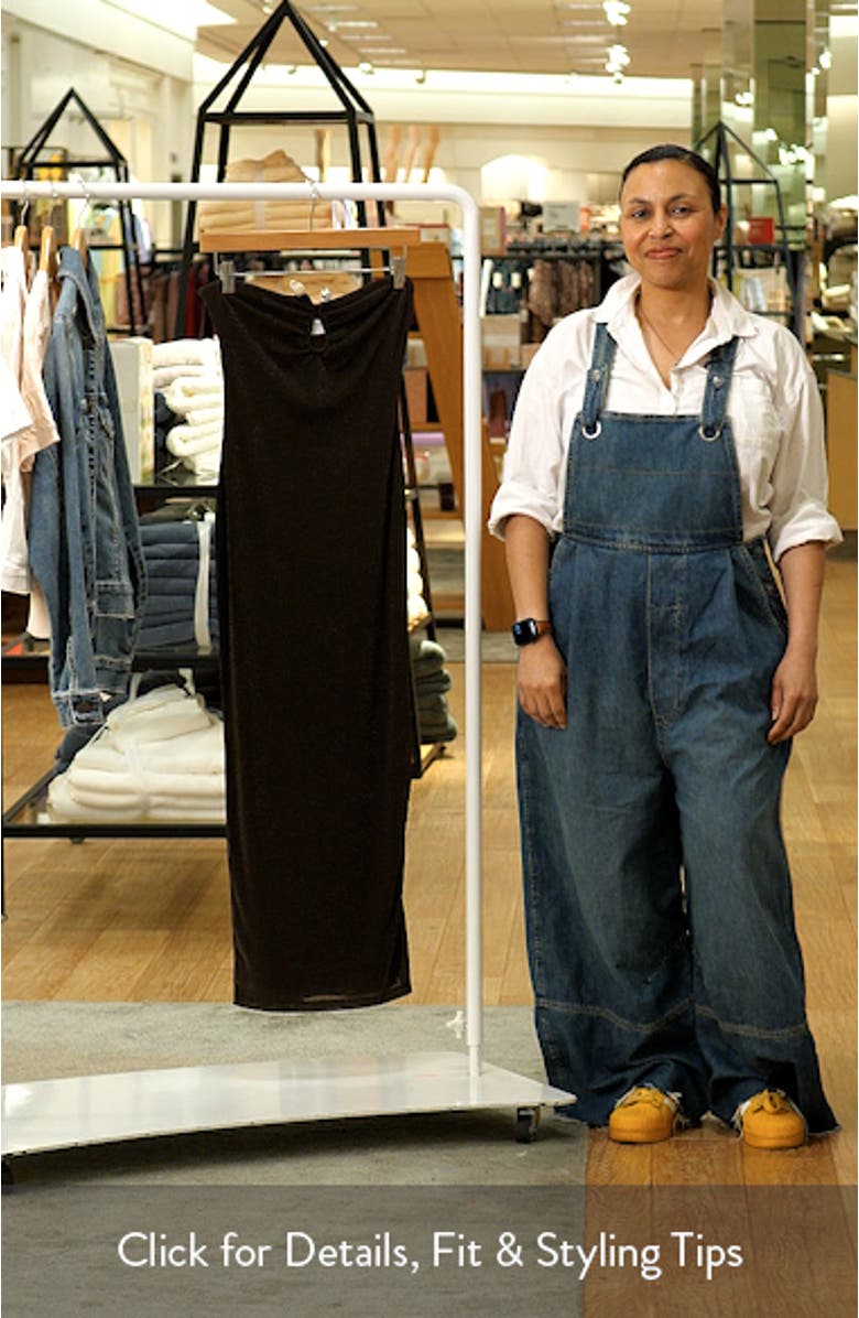 Tamrin Metallic Strapless Dress, sales video thumbnail