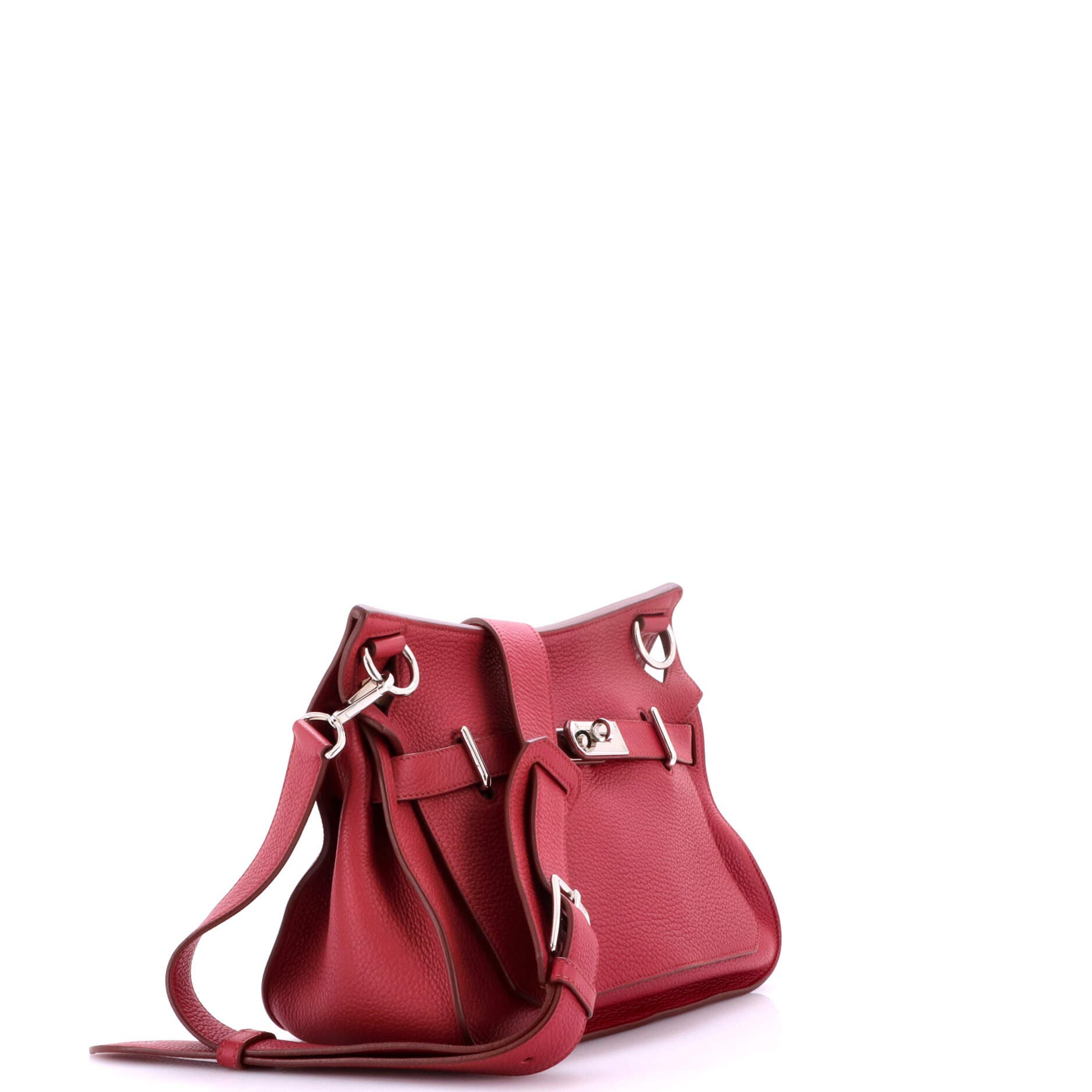 Pre-Owned Hermes Jypsiere Bag Clemence 31, Alternate, color, Rubis