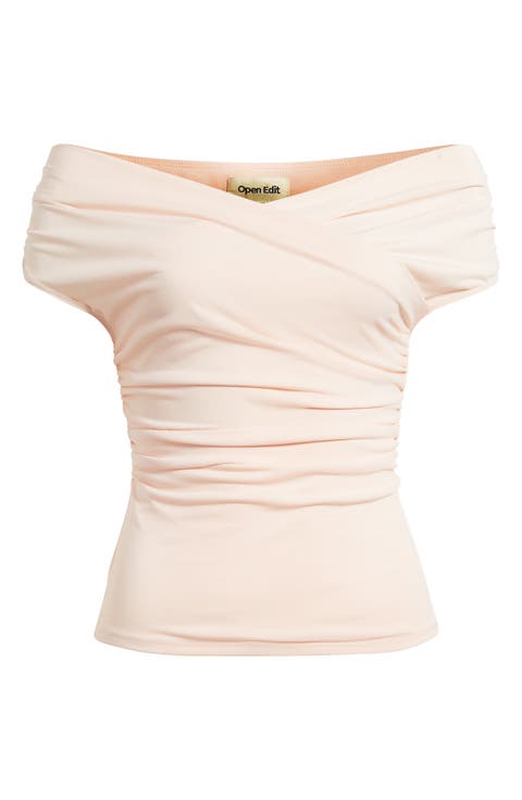 Crossover Off the Shoulder Top