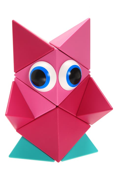 Kids' Flamingo Small 12-Piece Magnetic Construction Kit