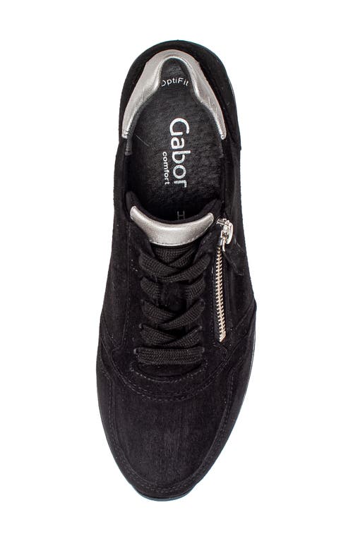 Gabor Zip Sneaker In Multi