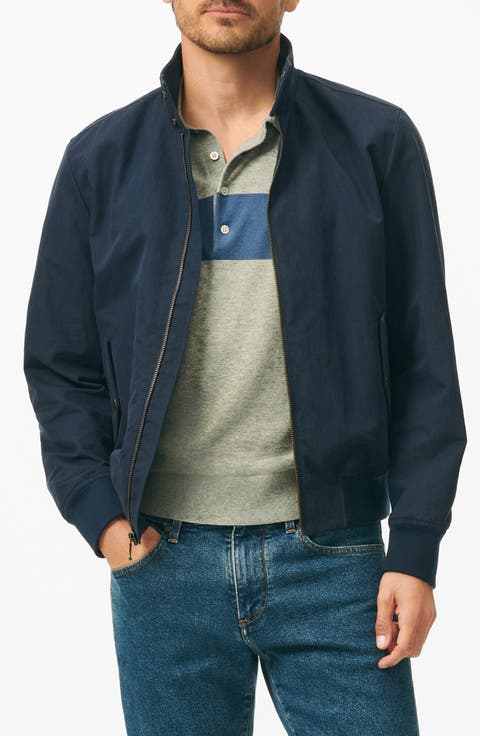 Cotton Blend Bomber Jacket