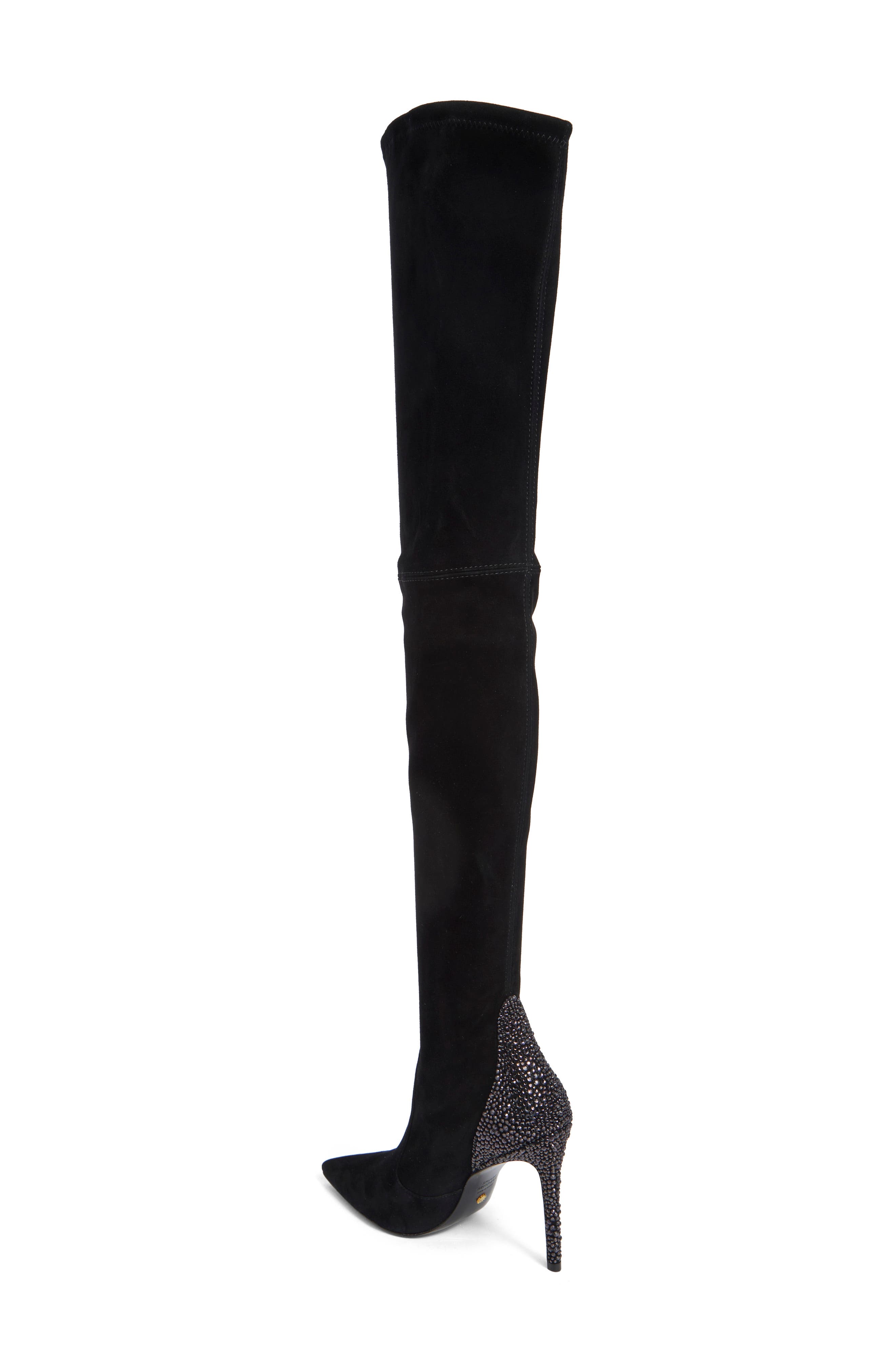 Ultrastrt Royle 100 Leather Over the Knee Boot, Alternate, color, BLACK/ GRAPHITE