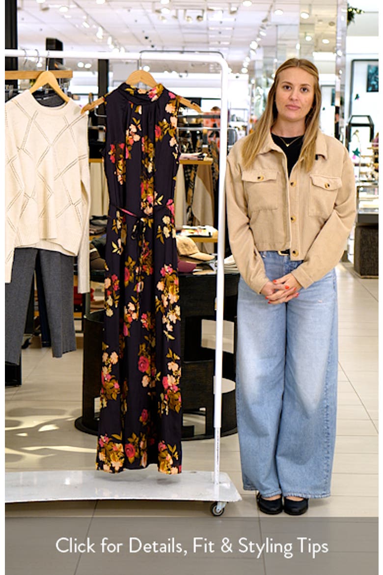 Amber Bow Sleeveless Maxi Dress video