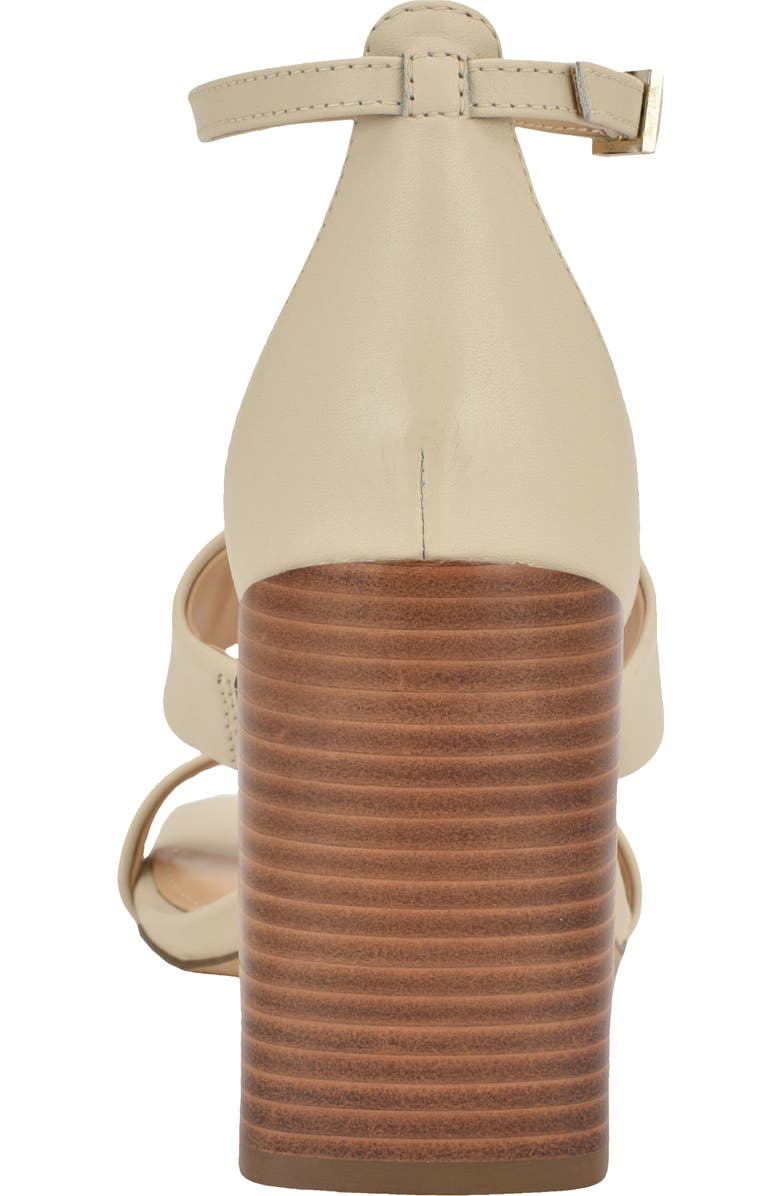 Calvin Klein Sheryl Ankle Strap Sandal, Alternate, color, Ivory