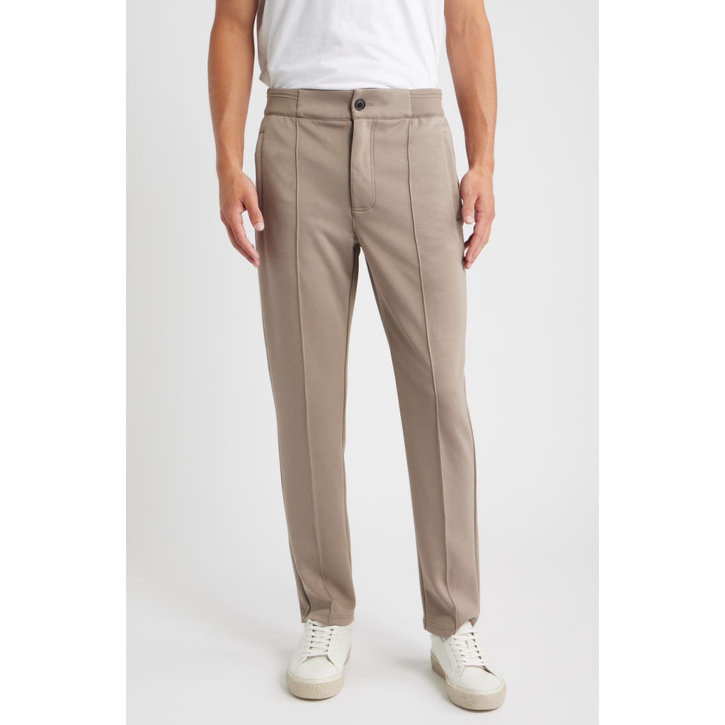 Bugatchi Soft Touch Pintuck Knit Pants In Brown