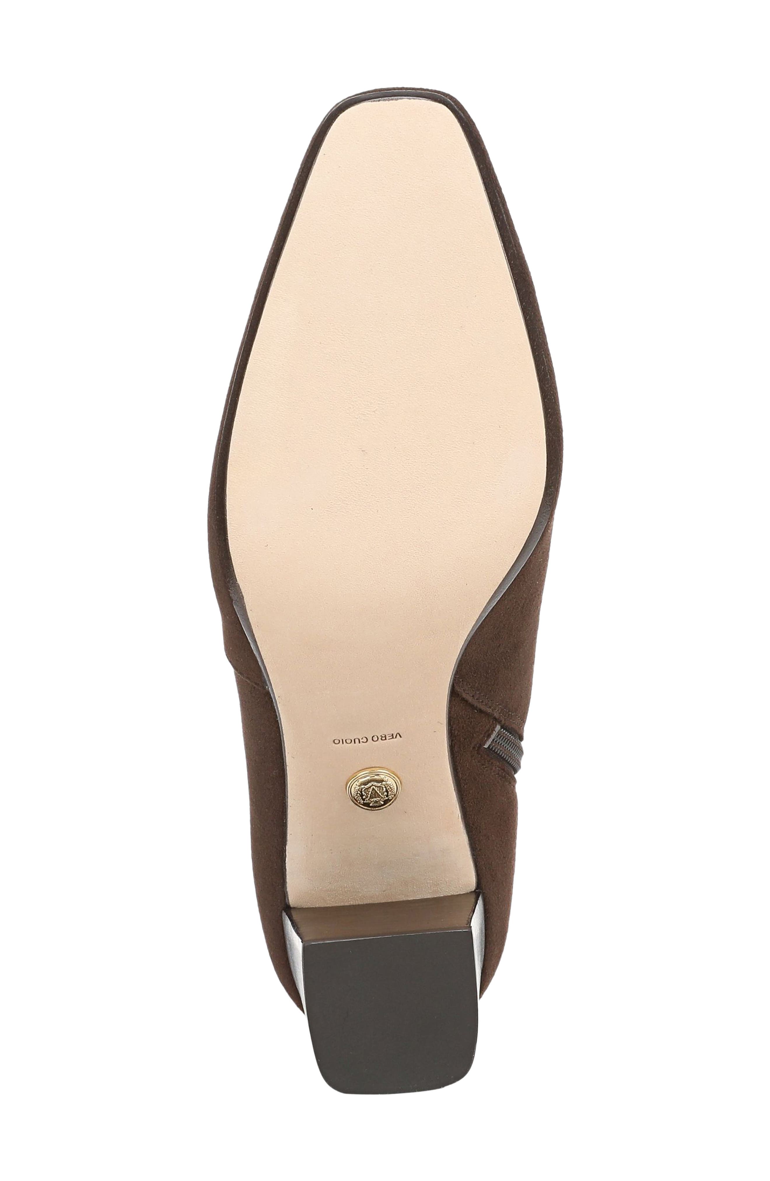 Veronica Beard Cassina Block Heel Bootie, Alternate, color, Espresso