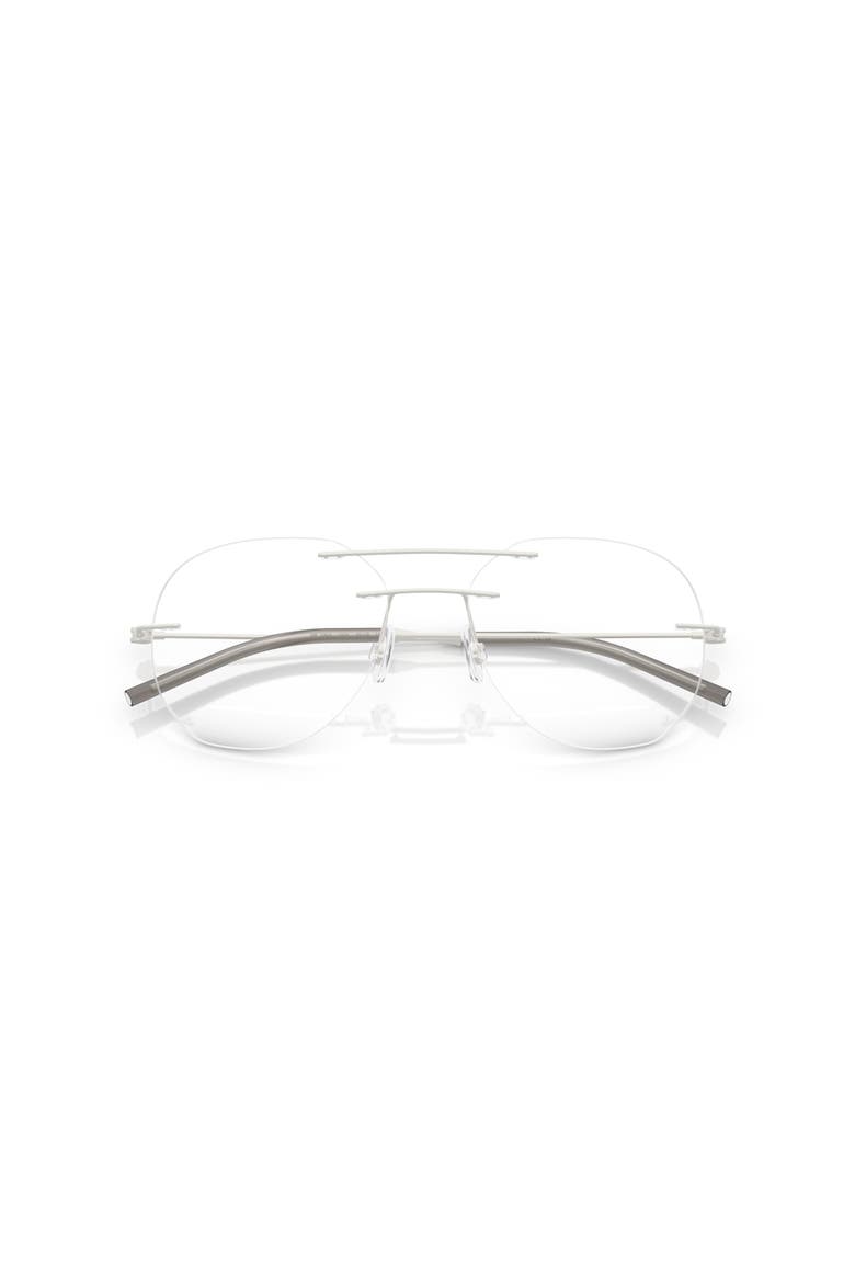 55mm Irregular optical glasses, Alternate, color, Silver