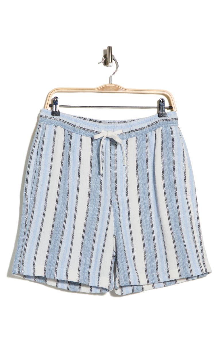 Stripe Pull-On Shorts, Alternate, color, LT. BLUE