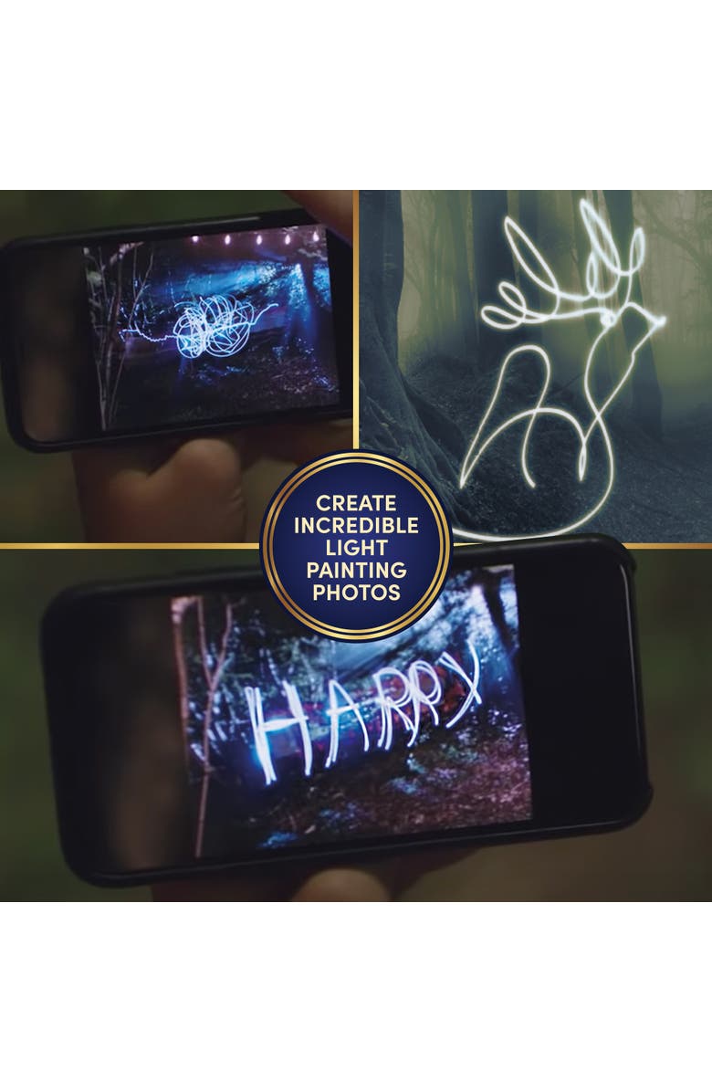 Wizarding World Deluxe Lumos Wand Hermione Granger, 14" Replica, Led Tip, Alternate, color, 