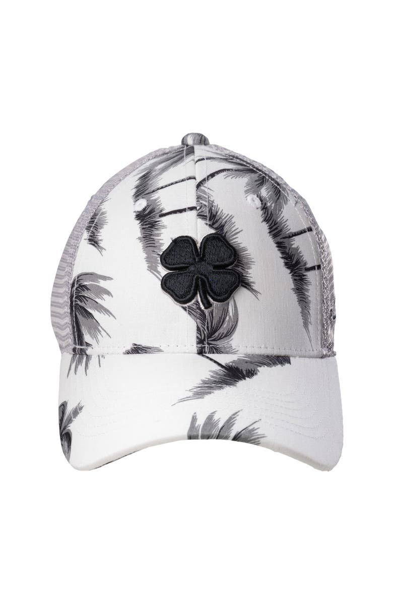 Black Clover Island Luck 9 Hat, Main, color, White