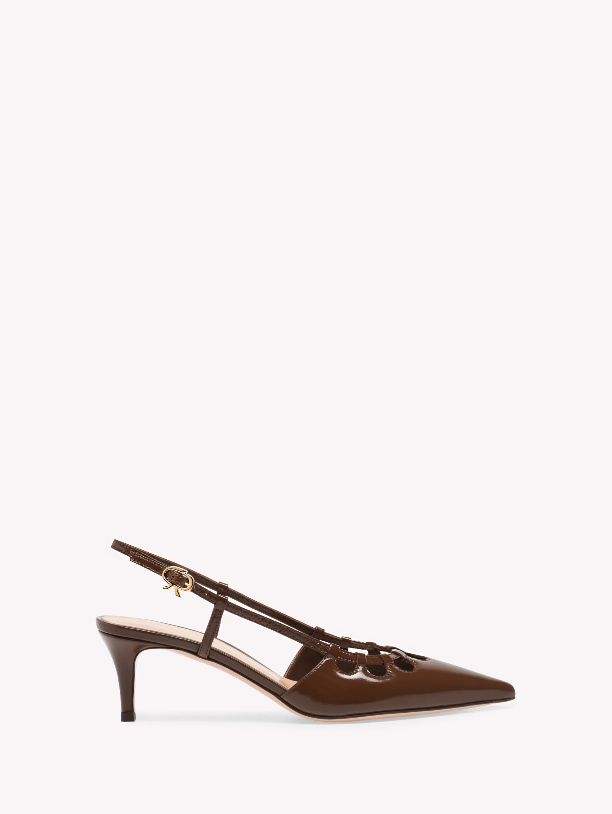 Gianvito Rossi Eloise Slingback, Main, color, Brown Nappa