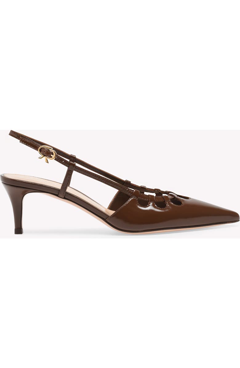 Gianvito Rossi Eloise Slingback, Main, color, Brown Nappa