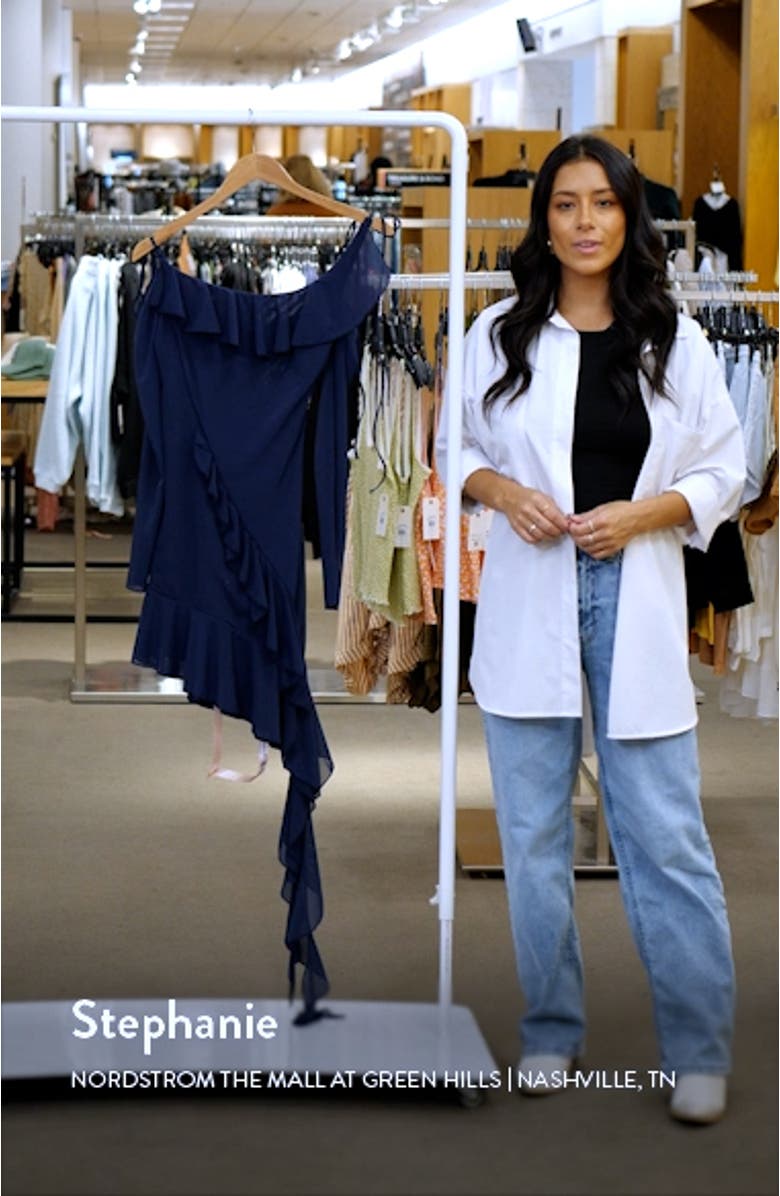 Kiki Cold Shoulder Long Sleeve Minidress, sales video thumbnail