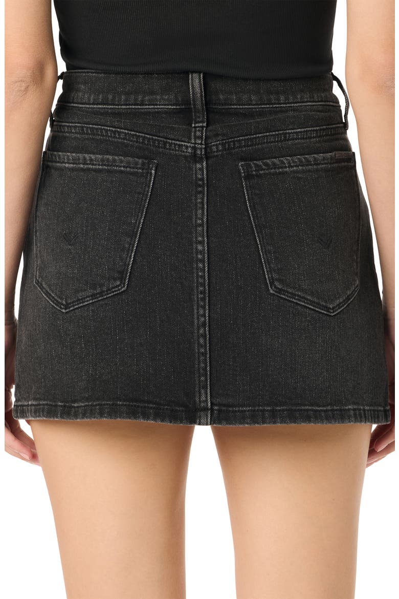 Denim Miniskirt, Alternate, color, AFTERMATH